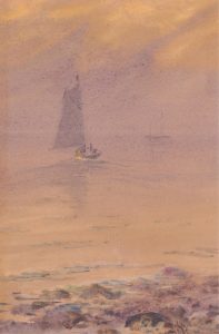 Owen Staples: SAILBOAT NEAR GRAVENHURST