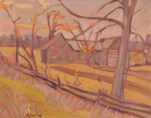 Ralph Wallace Burton: FARM IN LATE FALL, WEST OF OTTAWA, CARLETON