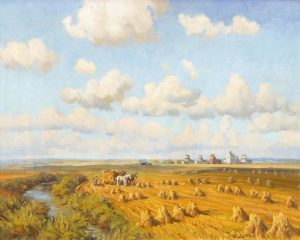 Ernest Luthi: IN THE HARVEST FIELDS, NEAR SIMPSON