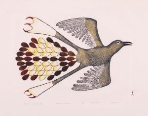 Kenojuak Ashevak: BIRD IN A SUMMER SKY
