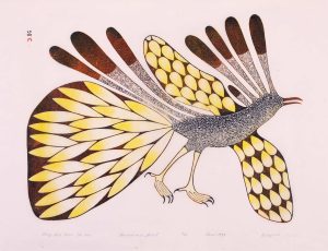 Kenojuak Ashevak: LARGE BIRD FROM THE SUN