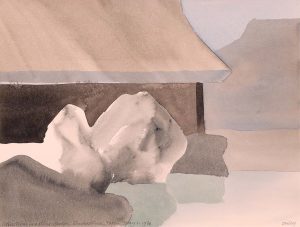Norman Anthony (Toni) Onley: REFLECTIONS IN A STONE GARDEN, SHODOSHIMA, JAPAN