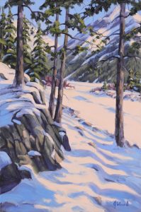 James E. Wood: MINNEWANKA WINTER