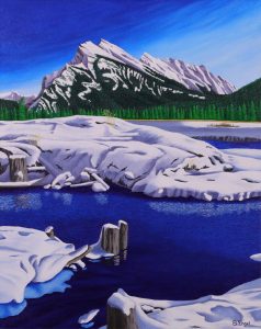 Barbara Engel: MOUNT RUNDLE, BANFF NATIONAL PARK, AB