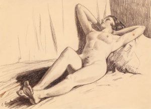 Ernest Lindner: RECLINING NUDE