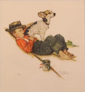 Norman Rockwell (4): PUPPY LOVE SUITE: LOVE PAT / MEASURE OF LOVE / LOVE AT FIRST SIGHT / LOVE’S LITTLE TREASURES