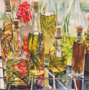 Vivian Thierfelder: STILL LIFE WITH BOTTLES