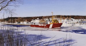Tom Ward: CCGS TERRY FOX, AT DOCK IN LEHAVRE NS