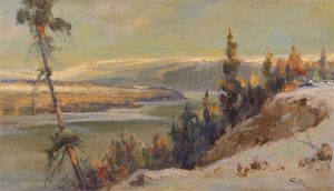 Augustus Frederick Lafosse (Gus) Kenderdine: NORTH SASKATCHEWAN RIVER VALLEY