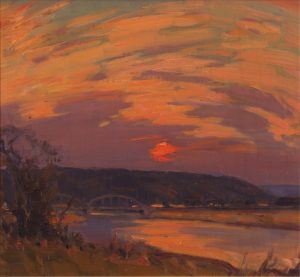 James Henderson: SUNSET, QU’APPLELLE VALLEY