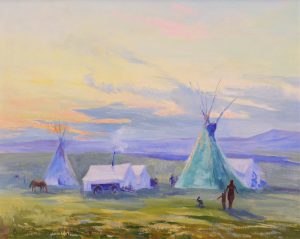 Orestes Nicholas (Rick) Grandmaison: INDIAN ENCAMPMENT