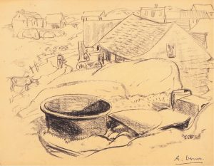 Arthur Lismer: VILLAGE, LOWER ST. LAWRENCE