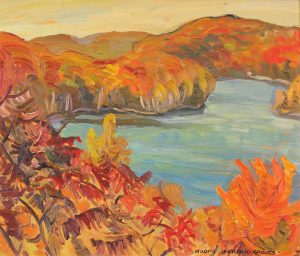 Naomi Jackson Groves: ANDERSON LAKE, WARM FALL DAY