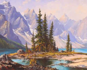 Duncan Mackinnon Crockford: ROCKY MOUNTAIN LANDSCAPE