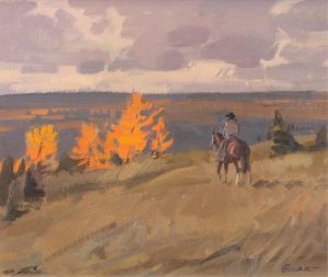 Peter Maxwell Ewart: LOOKING FOR STRAYS (AUTUMN NORTH OF QUESNEL B.C.)