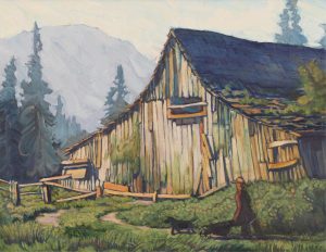 Margaret Dorothy Shelton: _x000D_BARN NEAR CHILLIWACK
