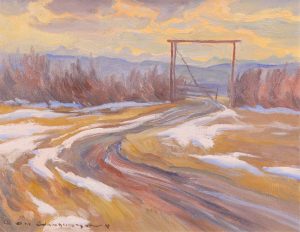 Orestes Nicholas (Rick) Grandmaison: CORRAL GATE IN SPRING
