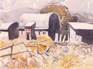 Henry George Glyde: OLD BARN, EAST OF EDMONTON