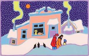 Ted Harrison: CATHOUSE