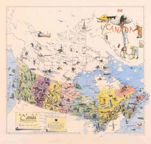 William Kurelek: MAP OF CANADA
