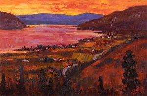 Ken Gillespie: SUNSET OVER NARAMATA_x000D_