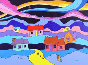 Ted Harrison: EVENING IN PARADISE