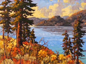 Rod Charlesworth: ACROSS OKANAGAN LAKE, SEPTEMBER