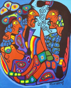 Norval Morrisseau: TALKING WITH FRIENDS