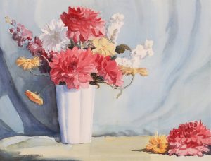 Margaret Dorothy Shelton: STILL LIFE WITH FLOWERS