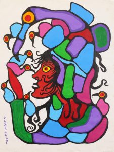 Norval H. Morrisseau: SHAMAN TRANSFORMS INTO THUNDERBIRDS