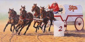 Michelle Grant: REINS, MANES & CHAINS – STAMPEDE RIG
