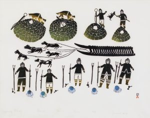 Jamasie Teevee: QIQQIIRIVIAQ ALLUAQ (STONE FOX TRAPS & SEAL HOLES)