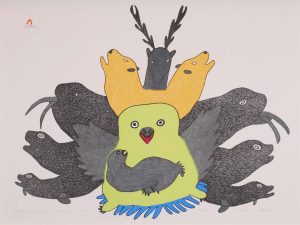 Pitseolak Ashoona: ANIMALS OF OUR LAND