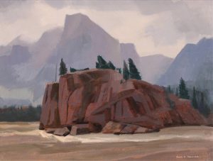 Alan Caswell Collier: LADY FRANKLIN ROCK, FRASER RIVER, B.C.