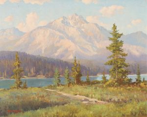 Duncan Mackinnon Crockford: PYRAMID MOUNTAIN, JASPER, ALBERTA