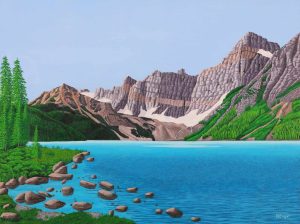 Barbara Engel: CHEPHREN LAKE, BANFF NATIONAL PARK,  ALBERTA