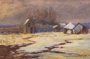 Nicolas N. de Grandmaison: OLD OUTBUILDINGS, SPRING MELT