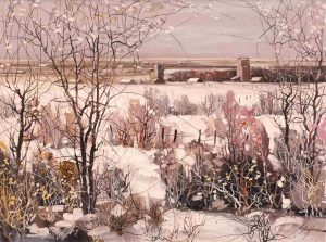 Tinyan (Tin Yan Chan): WINTER FARMLAND AND ELEVATORS