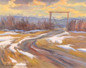 Orestes Nicholas (Rick) Grandmaison: CORRAL GATE IN SPRING