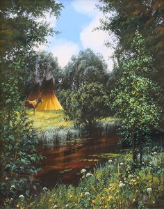 John Paul Strain: WOODLAND BROOK ENCAMPMENT
