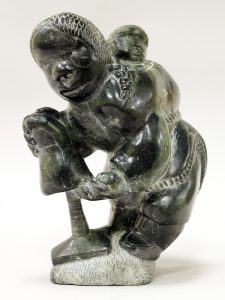 Johnny Inukpuk: MOTHER STRETCHING KAMIK