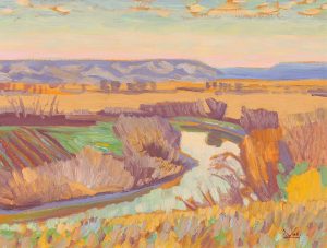 Illingworth Holey (Buck) Kerr: QU’APPELLE VALLEY, AUTUMN EVENING