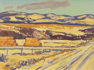 William (Bill) Duma: WINTER HAY STACKS