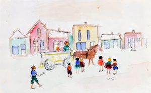 Janet Mitchell: THE MILK WAGON ARRIVES