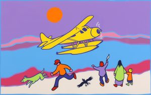 Ted Harrison: BUSH PLANE