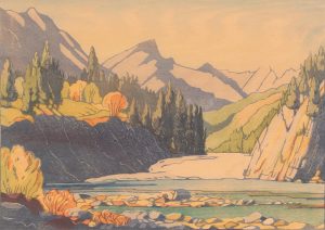 Margaret Dorothy Shelton: BOW FALLS, BANFF