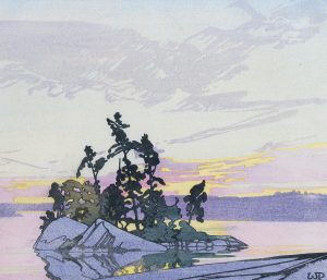 Walter Joseph Phillips: SUNSET, LAKE OF THE WOODS