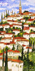Claude A. Simard: VILLAGE EN CHIANTI