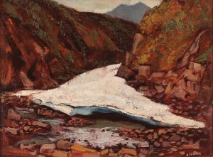 Alan Caswell Collier: AT THE HEADWATERS OF THE NORTH KLONDIKE RIVER NEAR THE ARCTIC CIRCLE