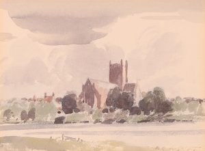 Alfred Crocker Leighton: COUNTRY CHURCH